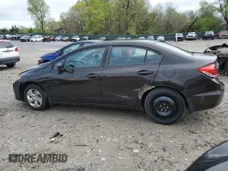 2014 Honda Civic Sedan LX with VIN 2HGFB2F50EH517029, listed as a Copart auction lot 52019975 with 107,649 mi miles and Salvage Title. Bid and sale history available at carsss.com. Image 2.