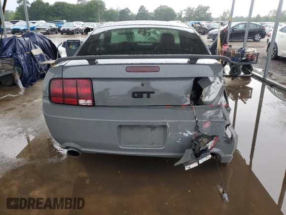 2006 Ford Mustang GT Deluxe with VIN 1ZVHT82H365232581, listed as a Copart auction lot 63277185 with 252,937 mi miles and Salvage title. Bid and sale history available at DreamBid. Image 6.
