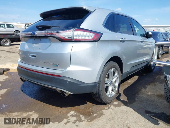 2017 Ford Edge Titanium with VIN 2FMPK4K93HBB89924, listed as a IAAI auction lot 41901181 with 108,619 mi miles. Bid and sale history available at carsss.com. Image 4.