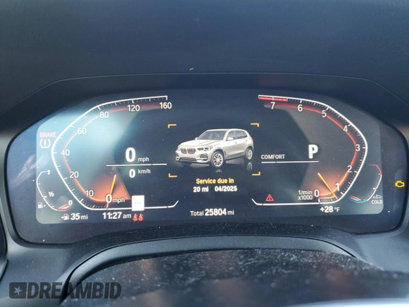 2022 BMW 2 Series 230i with VIN 3MW23CM00N8C66480, listed as a Copart auction lot 86876904 with 25,804 mi miles and Salvage Title. Bid and sale history available at carsss.com. Image 9.