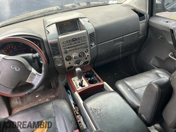 2007 Infiniti QX56 z VIN 5N3AA08A47N804400, wystawiony jako Copart lot #59031335 z przebiegiem 202 776 mil mil oraz Czysty tytuł • Clean title. Historia ofert i sprzedaży dostępna na DreamBid. Obrazek 9.