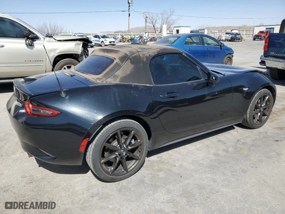 2016 Mazda MX-5 Miata Club with VIN JM1NDAC71G0107142, listed as a Copart auction lot 47666615 with 90,033 mi miles and Salvage Title. Bid and sale history available at carsss.com. Image 3.
