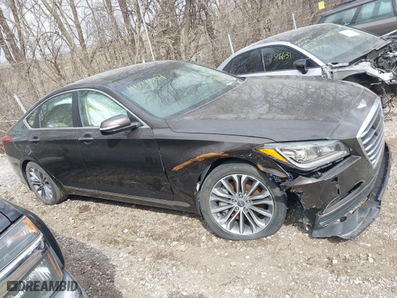 2016 Hyundai Genesis 3.8L with VIN KMHGN4JE9GU110867, listed as a IAAI auction lot 41729504 with 126,247 mi miles. Bid and sale history available at carsss.com. Image 17.