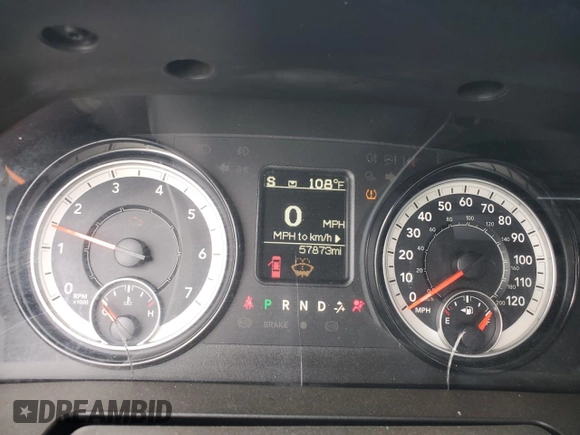 2021 Ram 1500 Tradesman z VIN 1C6RR6FG7MS517771, wystawiony jako Copart lot #45720755 z przebiegiem 57 873 mil mil oraz Szkoda całkowita • Salvage title. Historia ofert i sprzedaży dostępna na DreamBid. Obrazek 9.