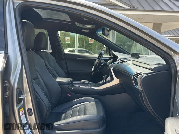 2017 Lexus NX 200t with VIN JTJBARBZ8H2111463, listed as a Copart auction lot 58987995 with 254,433 mi miles and Clean title. Bid and sale history available at DreamBid. Image 5.