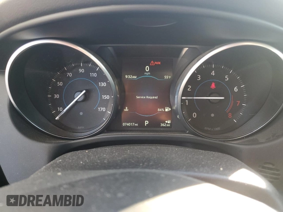 2017 Jaguar XE 25t Prestige with VIN SAJAE4BG3HA948634, listed as a Copart auction lot 79794924 with 74,017 mi miles and Salvage Title. Bid and sale history available at carsss.com. Image 9.
