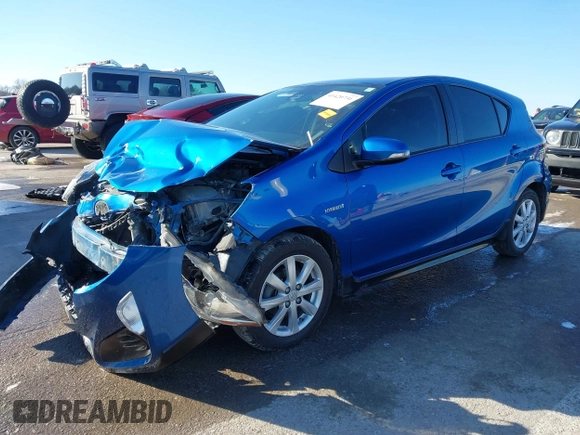 2017 Toyota Prius One with VIN JTDKDTB35H1594029, listed as a IAAI auction lot 41420731 with 153,861 mi miles. Bid and sale history available at carsss.com. Image 18.