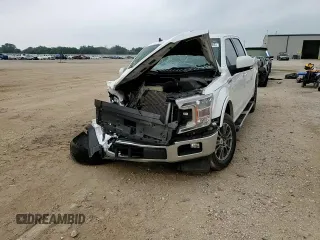 2020 Ford F-150 XL with VIN 1FTEW1CP4LKF46733, listed as a Copart auction lot 55809085 with 54,699 mi miles and Salvage title. Bid and sale history available at DreamBid. Image 13.