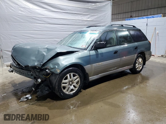2002 Subaru Legacy Outback with VIN 4S3BH675227661304, listed as a Copart auction lot 55293225 with Not provided miles and Salvage title. Bid and sale history available at DreamBid. Image 1.