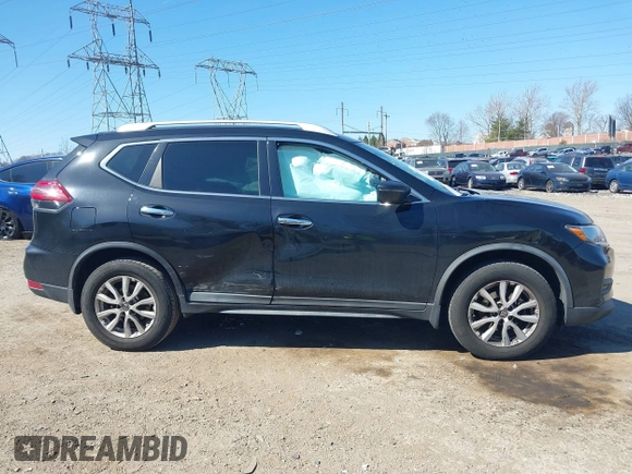 2019 Nissan Rogue SV with VIN KNMAT2MV5KP553265, listed as a IAAI auction lot 41761913 with 106,359 mi miles and . Bid and sale history available at DreamBid. Image 14.