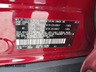 2024 Toyota RAV4 XLE with VIN 2T3P1RFV8RW459966, listed as a IAAI auction lot 41943131 with Not Provided miles and . Bid and sale history available at DreamBid. Image 9.