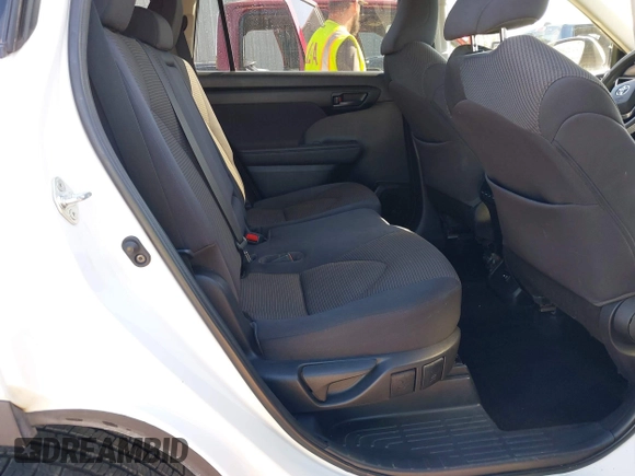 2021 Toyota Highlander L with VIN 5TDZZRAH2MS515171, listed as a IAAI auction lot 41976426 with 63,339 mi miles and . Bid and sale history available at DreamBid. Image 8.