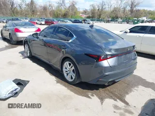 2021 Lexus IS 300 with VIN JTHC81F21M5046917, listed as a IAAI auction lot 42052845 with 40,846 mi miles and . Bid and sale history available at DreamBid. Image 3.