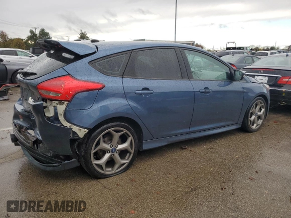 2018 Ford Focus ST with VIN 1FADP3L95JL310207, listed as a Copart auction lot 80940534 with 90,574 mi miles and Salvage Title. Bid and sale history available at DreamBid. Image 3.