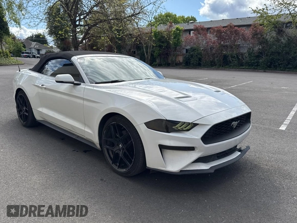 2018 Ford Mustang EcoBoost Premium with VIN 1FATP8UH7J5132500, listed as a Copart auction lot 54267655 with 96,169 mi miles and Salvage Title. Bid and sale history available at carsss.com. Image 1.