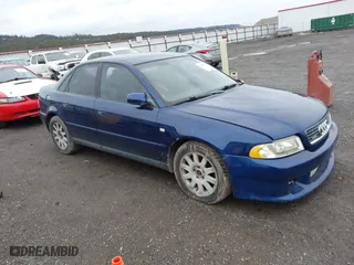2001 Audi A4 with VIN WAUDC68D91A058099, listed as a IAAI auction lot 41657779 with 152,517 mi miles. Bid and sale history available at carsss.com. Image 1.