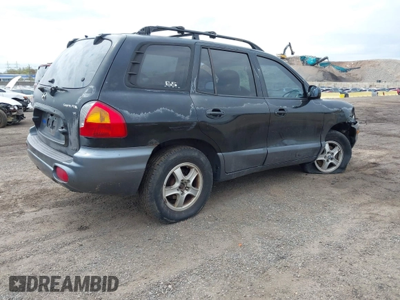 2004 Hyundai Santa Fe GLS with VIN KM8SC73D54U714336, listed as a IAAI auction lot 42079721 with 104,751 mi miles. Bid and sale history available at carsss.com. Image 4.