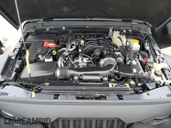 2022 Jeep Wrangler Unlimited Sport S with VIN 1C4HJXDG6NW141997, listed as a Copart auction lot 58938655 with 67,222 mi miles and Salvage title. Bid and sale history available at DreamBid. Image 13.
