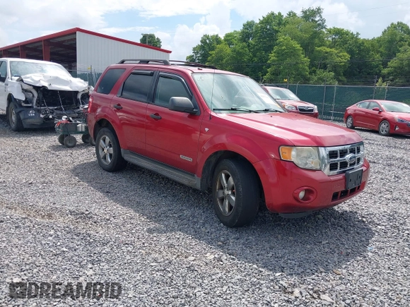 2008 Ford Escape XLT with VIN 1FMCU93188KD07261, listed as a IAAI auction lot 42633109 with 250,178 mi miles and . Bid and sale history available at DreamBid. Image 1.