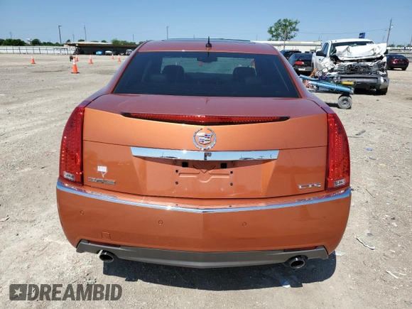 2008 Cadillac CTS RWD w/1SB with VIN 1G6DV57V680187437, listed as a Copart auction lot 51904345 with 129,211 mi miles and Salvage Title. Bid and sale history available at carsss.com. Image 6.