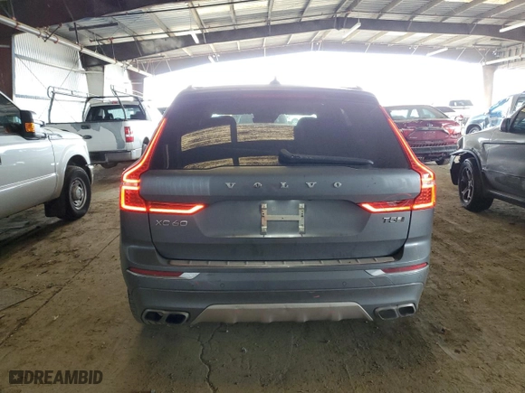 2019 Volvo XC60 Inscription with VIN LYV102RL3KB327348, listed as a Copart auction lot 43060185 with 47,546 mi miles and Salvage Title. Bid and sale history available at carsss.com. Image 6.