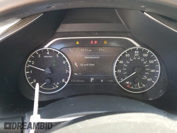 2017 Nissan Murano SL with VIN 5N1AZ2MH5HN106959, listed as a Copart auction lot 54907795 with 171,134 mi miles and Clean Title. Bid and sale history available at DreamBid. Image 9.