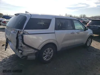2023 Kia Carnival LX with VIN KNDNB4H37P6197536, listed as a Copart auction lot 46219505 with 43,050 mi miles and Salvage Title. Bid and sale history available at carsss.com. Image 3.