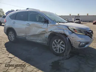2015 Honda CR-V EX-L with VIN 2HKRM3H70FH504557, listed as a Copart auction lot 52463125 with 132,209 mi miles and Salvage Title. Bid and sale history available at carsss.com. Image 4.