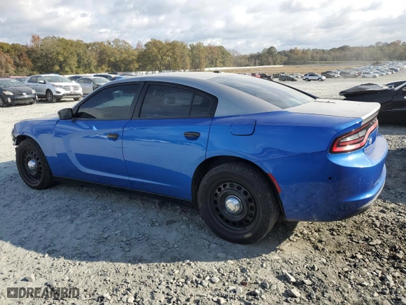 2020 Dodge Charger Police with VIN 2C3CDXKT6LH130337, listed as a Copart auction lot 83486714 with 108,938 mi miles and Salvage Title. Bid and sale history available at carsss.com. Image 2.