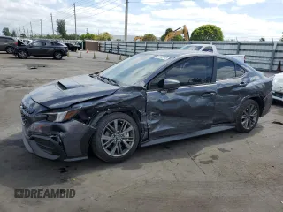 2024 Subaru WRX with VIN JF1VBAB67R9819433, listed as a Copart auction lot 54190185 with 2,239 mi miles and Salvage title. Bid and sale history available at DreamBid. Image 1.