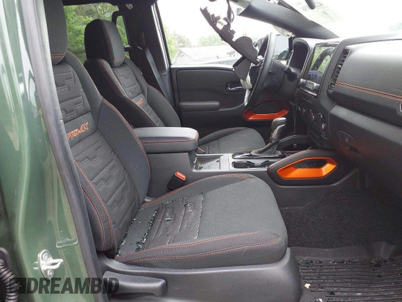 2024 Nissan Frontier SV with VIN 1N6ED1EK5RN660090, listed as a IAAI auction lot 42258836 with 7,358 mi miles and . Bid and sale history available at DreamBid. Image 5.