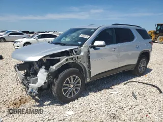 2022 Chevrolet Traverse LT Cloth z VIN 1GNERGKW1NJ135504, wystawiony jako Copart lot #56560675 z przebiegiem 60 097 mil mil oraz Szkoda całkowita • Salvage title. Historia ofert i sprzedaży dostępna na DreamBid. Obrazek 1.