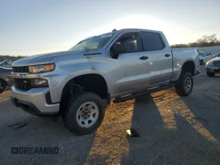 2021 Chevrolet Silverado 1500 Custom with VIN 3GCPYBEK4MG139157, listed as a Copart auction lot 41528845 with 106,765 mi miles and Salvage Title. Bid and sale history available at DreamBid. Image 1.