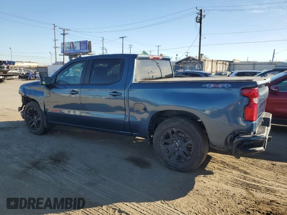 2024 Chevrolet Silverado 1500 RST with VIN 1GCPDEEKXRZ207921, listed as a Copart auction lot 81155184 with 8,207 mi miles and Salvage Title. Bid and sale history available at carsss.com. Image 2.