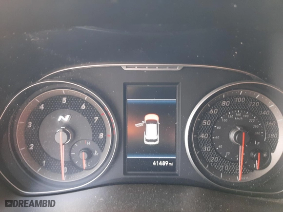 2019 Hyundai Veloster N with VIN KMHT36AHXKU001028, listed as a Copart auction lot 61412253 with 41,489 mi miles. Bid and sale history available at carsss.com. Image 9.
