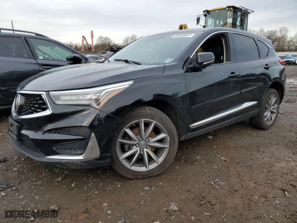 2019 Acura RDX w/Technology Pkg with VIN 5J8TC2H50KL008568, listed as a Copart auction lot 69944042 with 0 mi miles. Bid and sale history available at carsss.com. Image 1.