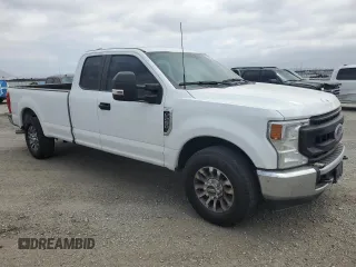 2022 Ford F-250 XL with VIN 1FT7X2A62NEF83139, listed as a Copart auction lot 55246765 with 56,387 mi miles and Salvage title. Bid and sale history available at DreamBid. Image 4.