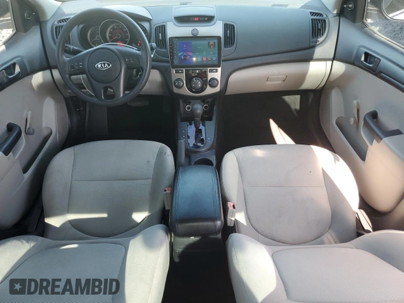 2010 Kia Forte LX with VIN KNAFT4A23A5107621, listed as a Copart auction lot 53696985 with 124,833 mi miles and Salvage Title. Bid and sale history available at carsss.com. Image 8.