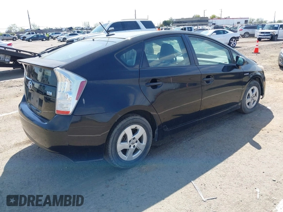2010 Toyota Prius II with VIN JTDKN3DU5A5160372, listed as a IAAI auction lot 41901630 with 228,617 mi miles. Bid and sale history available at carsss.com. Image 4.