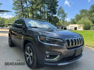 2019 Jeep Cherokee Limited with VIN 1C4PJMDX7KD218619, listed as a Copart auction lot 62240225 with 143,944 mi miles and Clean title. Bid and sale history available at DreamBid. Image 1.
