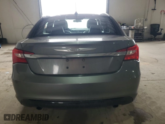 2012 Chrysler 200 S with VIN 1C3CCBHG8CN176470, listed as a Copart auction lot 47597605 with 201,572 mi miles and Salvage Title. Bid and sale history available at carsss.com. Image 6.