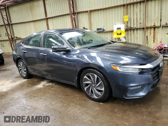 2019 Honda Insight Touring with VIN 19XZE4F75KE400408, listed as a Copart auction lot 62704744 with 155,524 mi miles and Salvage Title. Bid and sale history available at carsss.com. Image 4.