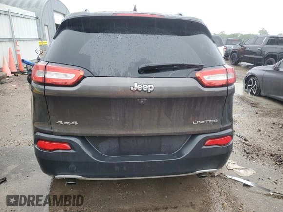 2014 Jeep Cherokee Limited with VIN 1C4PJMDS0EW241043, listed as a Copart auction lot 59284805 with Not provided miles and Salvage title. Bid and sale history available at DreamBid. Image 6.