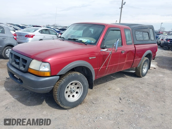 1998 Ford Ranger XL with VIN 1FTZR15U5WTA56294, listed as a IAAI auction lot 41869853 with 155,303 mi miles. Bid and sale history available at carsss.com. Image 2.