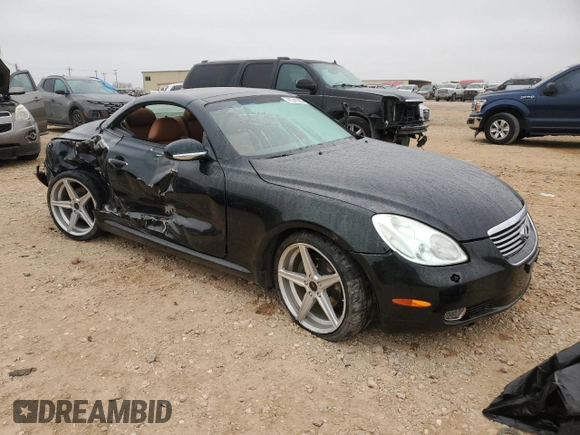 2003 Lexus SC with VIN JTHFN48Y630038056, listed as a Copart auction lot 41341605 with 74,301 mi miles and Salvage Title. Bid and sale history available at carsss.com. Image 4.