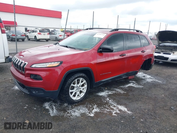 2016 Jeep Cherokee Sport with VIN 1C4PJLAB9GW302925, listed as a IAAI auction lot 42206944 with 133,950 mi miles and . Bid and sale history available at DreamBid. Image 19.