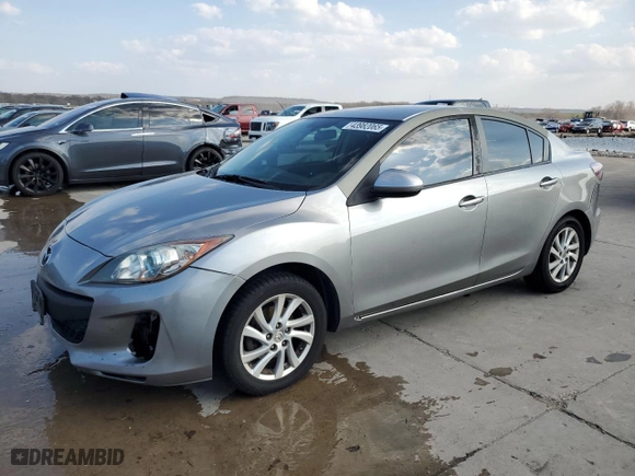 2012 Mazda Mazda3 i Touring with VIN JM1BL1V78C1613154, listed as a Copart auction lot 43982065 with 209,779 mi miles and Salvage Title. Bid and sale history available at carsss.com. Image 1.