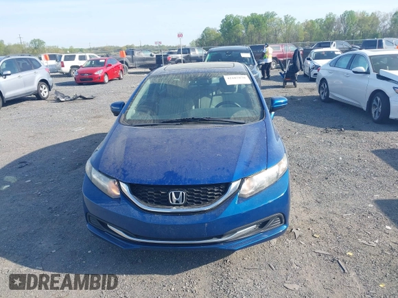 2015 Honda Civic EX with VIN 19XFB2F80FE202902, listed as a IAAI auction lot 42107878 with 106,061 mi miles and . Bid and sale history available at carsss.com. Image 12.