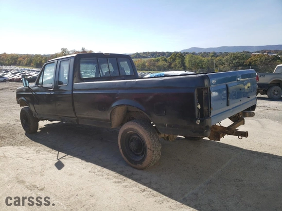 1993 Ford F-250 with VIN 1FTHX26H6PKB45310, listed as a Copart auction lot 76711334 with 0 mi miles and Salvage Title. Bid and sale history available at carsss.com. Image 2.