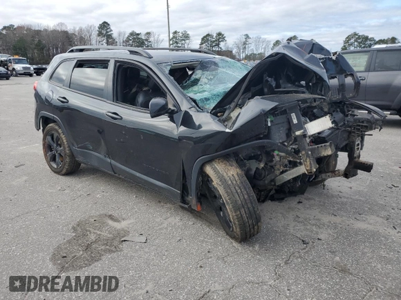 2016 Jeep Cherokee Limited with VIN 1C4PJLDS9GW355359, listed as a Copart auction lot 83617504 with 0 mi miles and Salvage Title. Bid and sale history available at carsss.com. Image 4.
